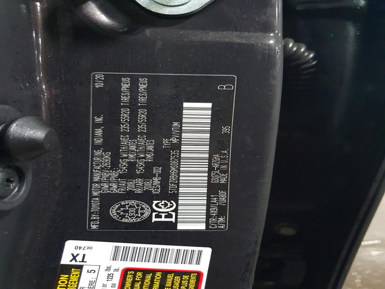 2021 TOYOTA HIGHLANDER PLATINUM photo 14