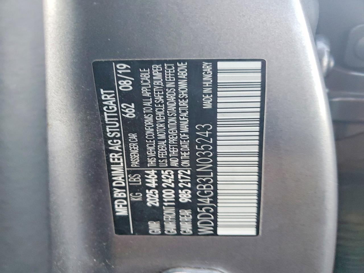 2020 MERCEDES-BENZ CLA 250 photo 12