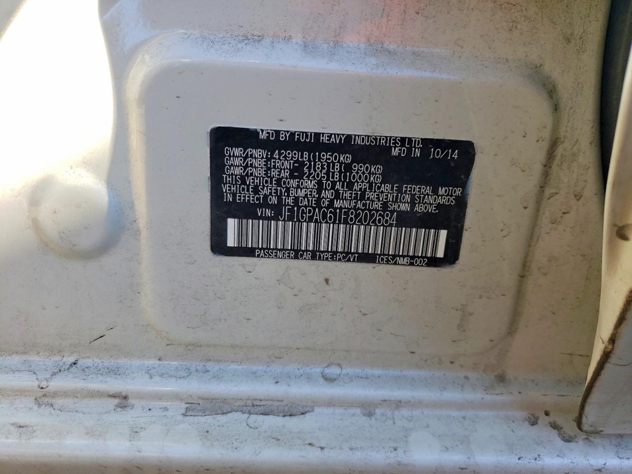 2015 SUBARU IMPREZA PREMIUM photo 13