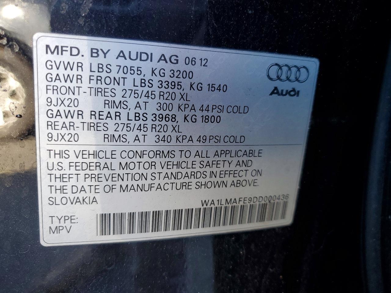 2013 AUDI Q7 PREMIUM PLUS photo 25