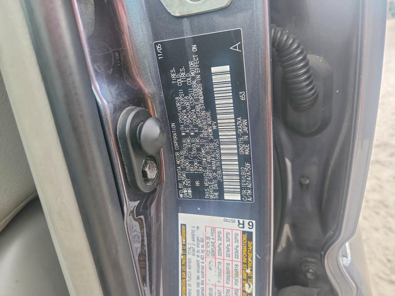 2006 TOYOTA 4RUNNER LIMITED photo 13