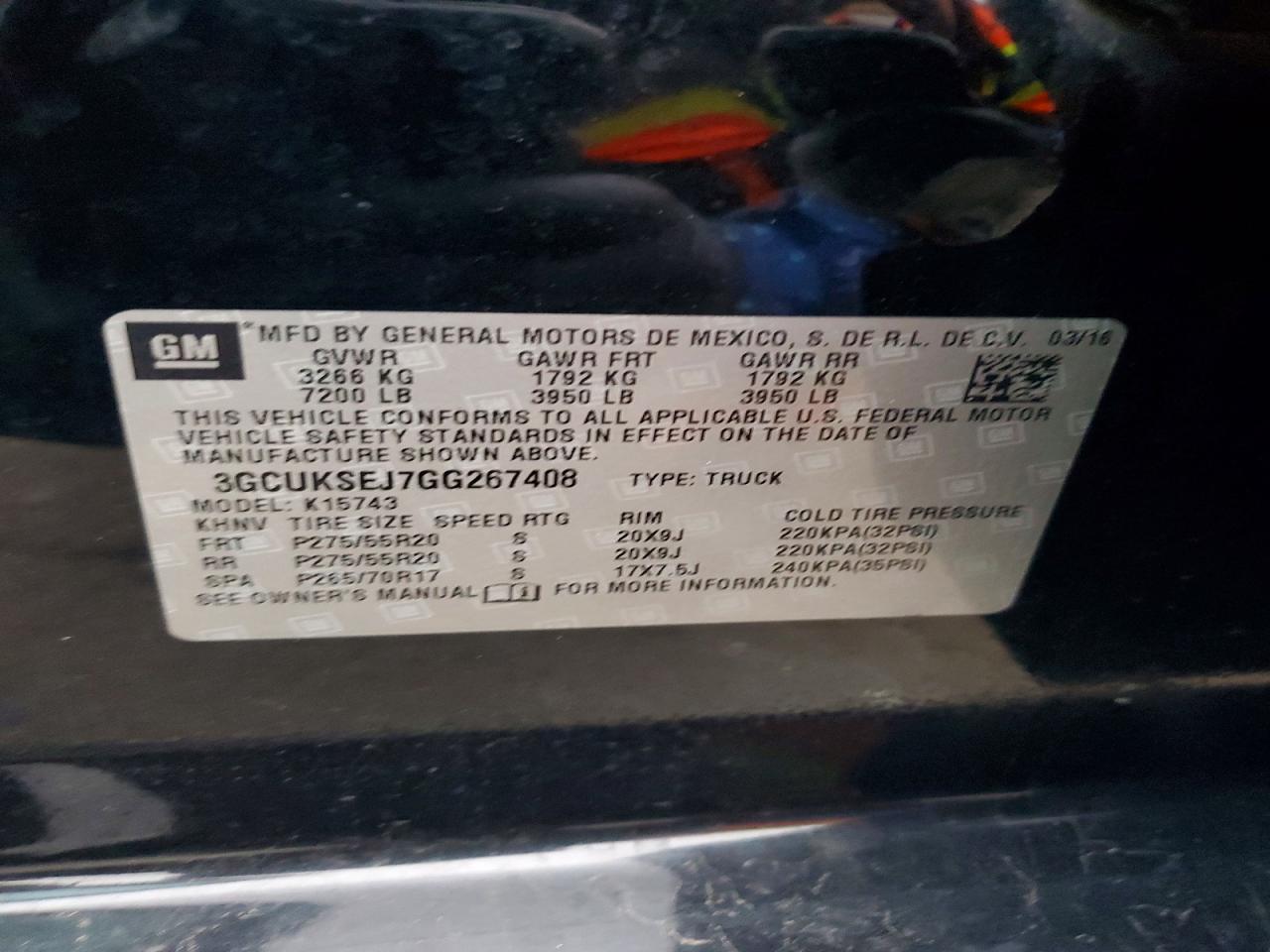 2016 CHEVROLET SILVERADO K1500 LTZ photo 13