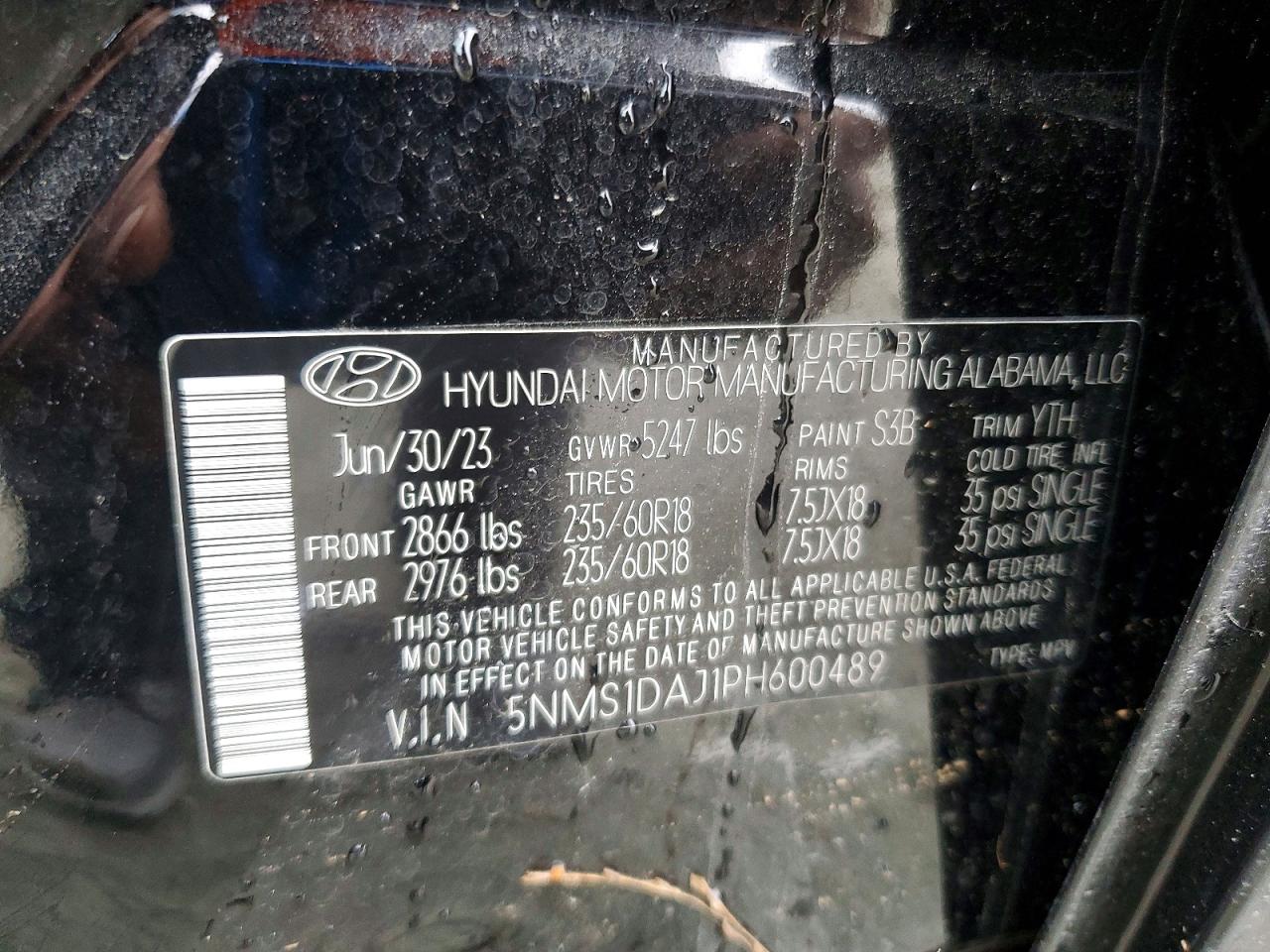 2023 HYUNDAI SANTA FE SE photo 12