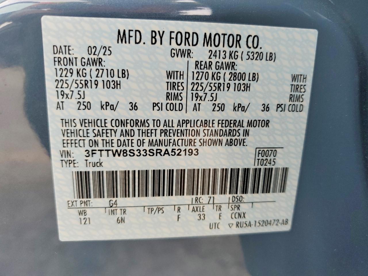 2025 FORD MAVERICK LARIAT photo 12