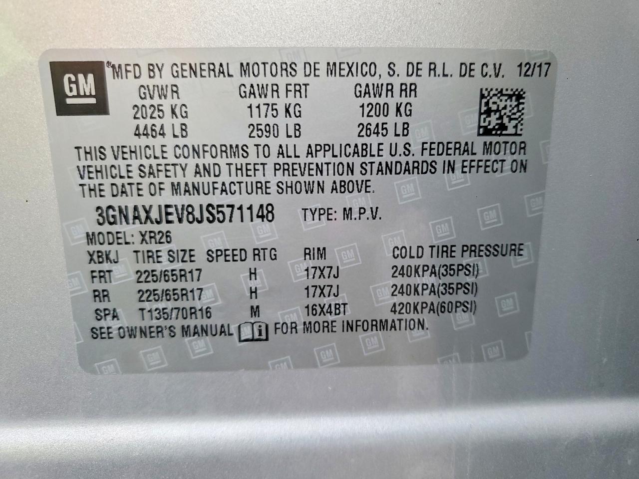 2018 CHEVROLET EQUINOX LT photo 12