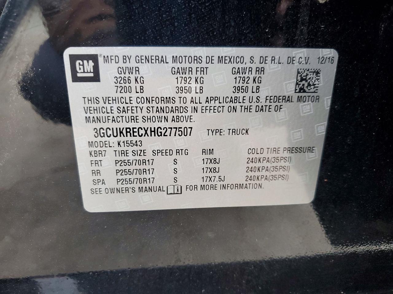 2017 CHEVROLET SILVERADO K1500 LT photo 12