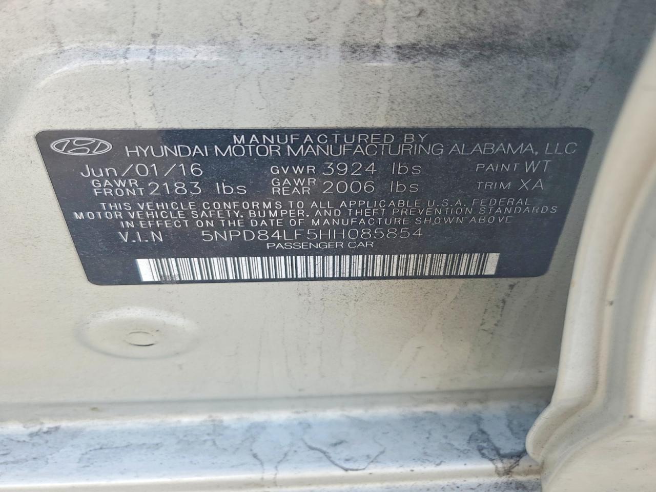 2017 HYUNDAI ELANTRA SE photo 13