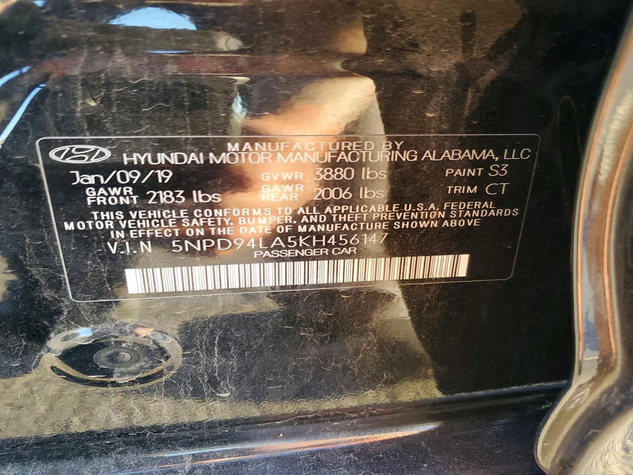 2019 HYUNDAI ELANTRA ECO photo 13