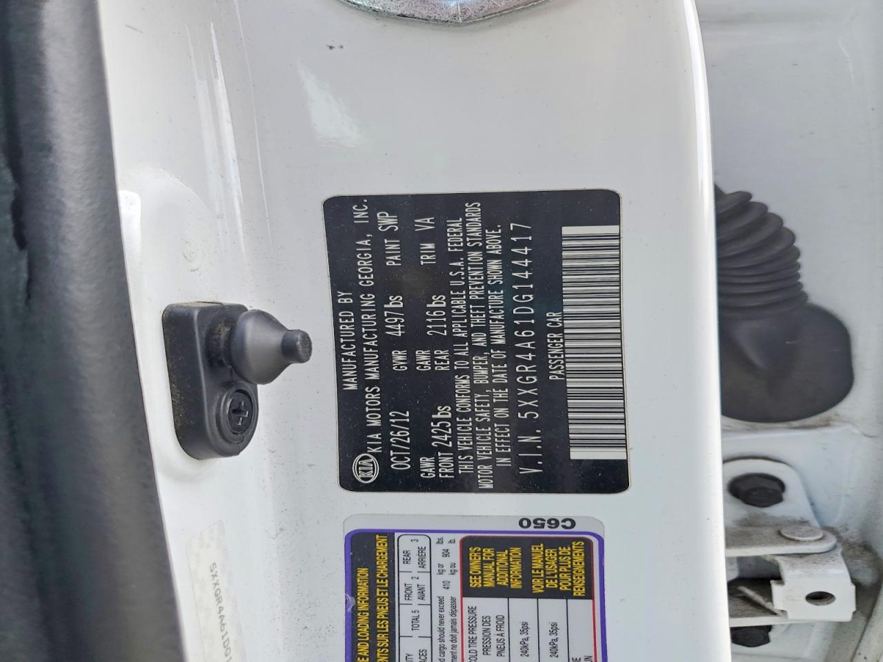 2013 KIA OPTIMA photo 12