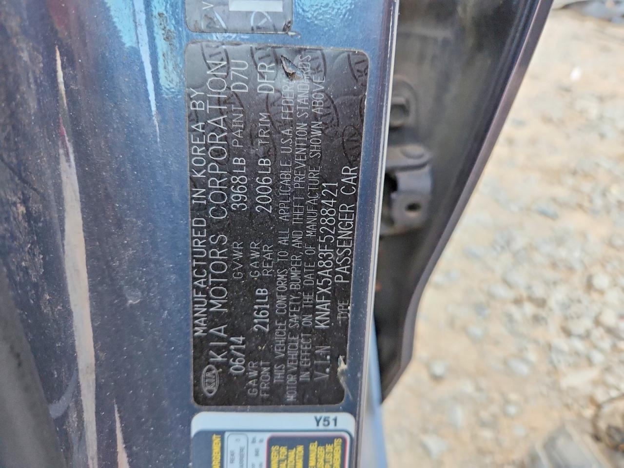 2015 KIA FORTE EX photo 12