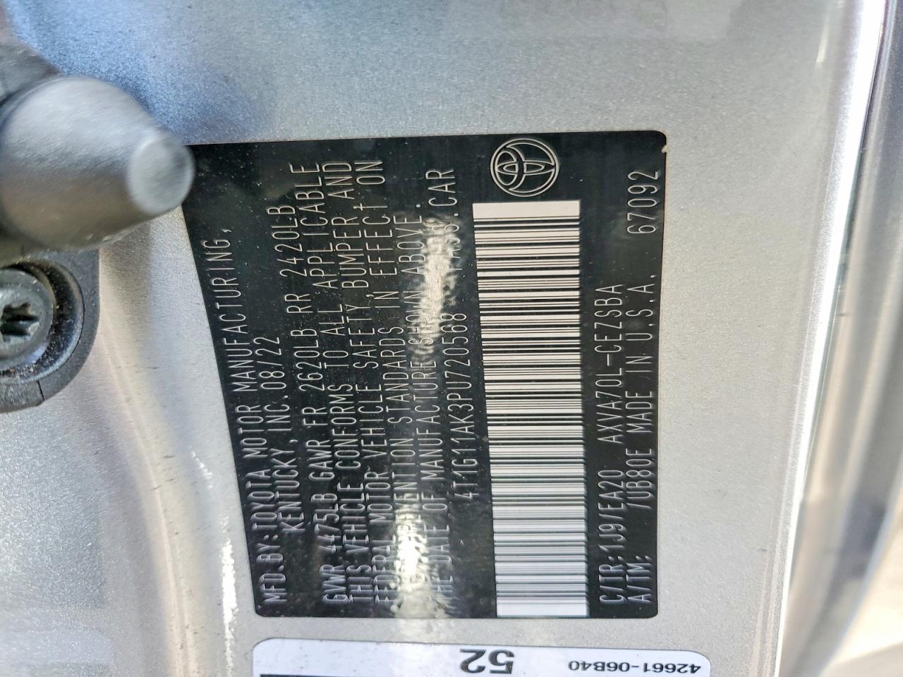 2023 TOYOTA CAMRY SE NIGHT SHADE photo 13
