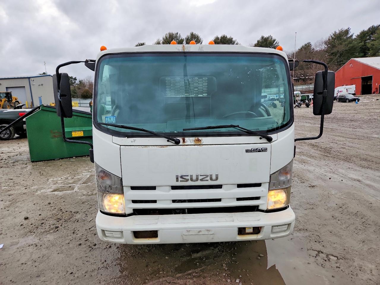 2012 ISUZU NPR DUMP FLATBED TRUCK photo 5