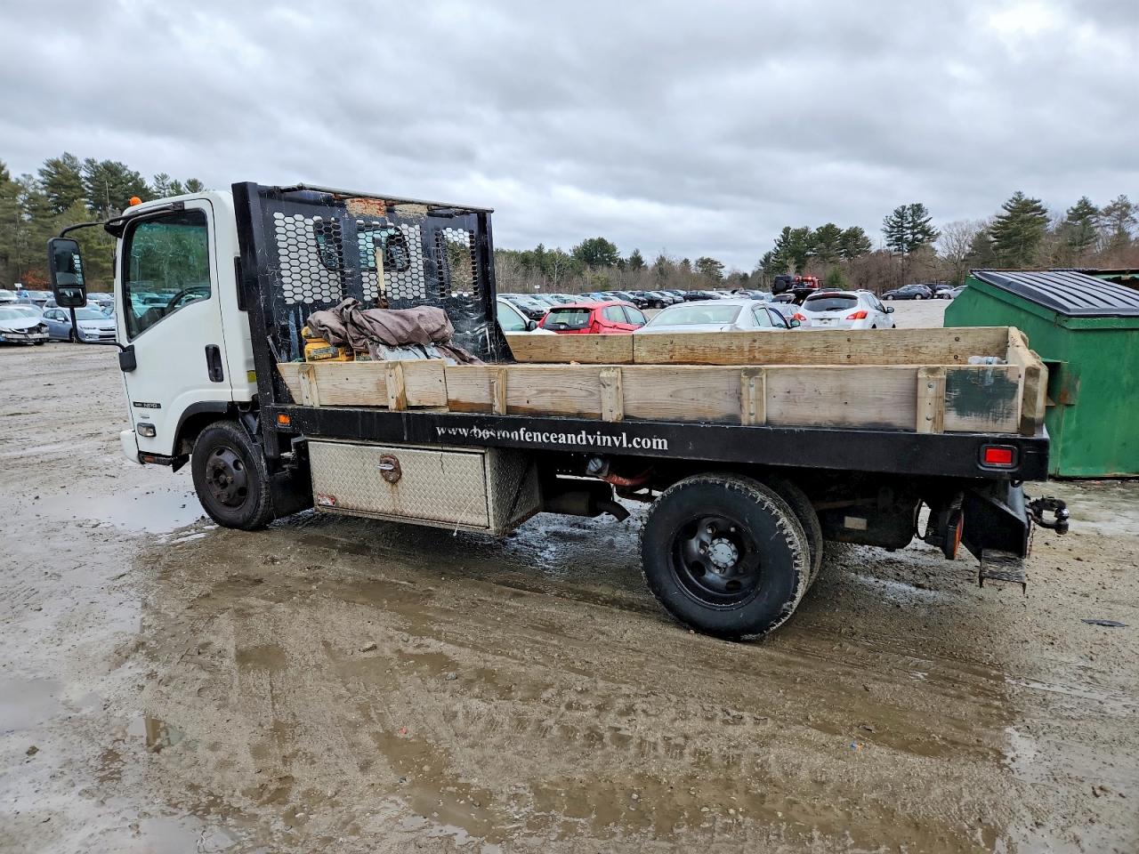 2012 ISUZU NPR DUMP FLATBED TRUCK photo 2