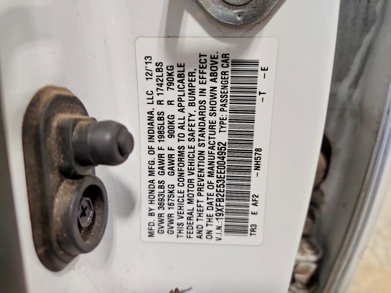 2014 HONDA CIVIC LX photo 13
