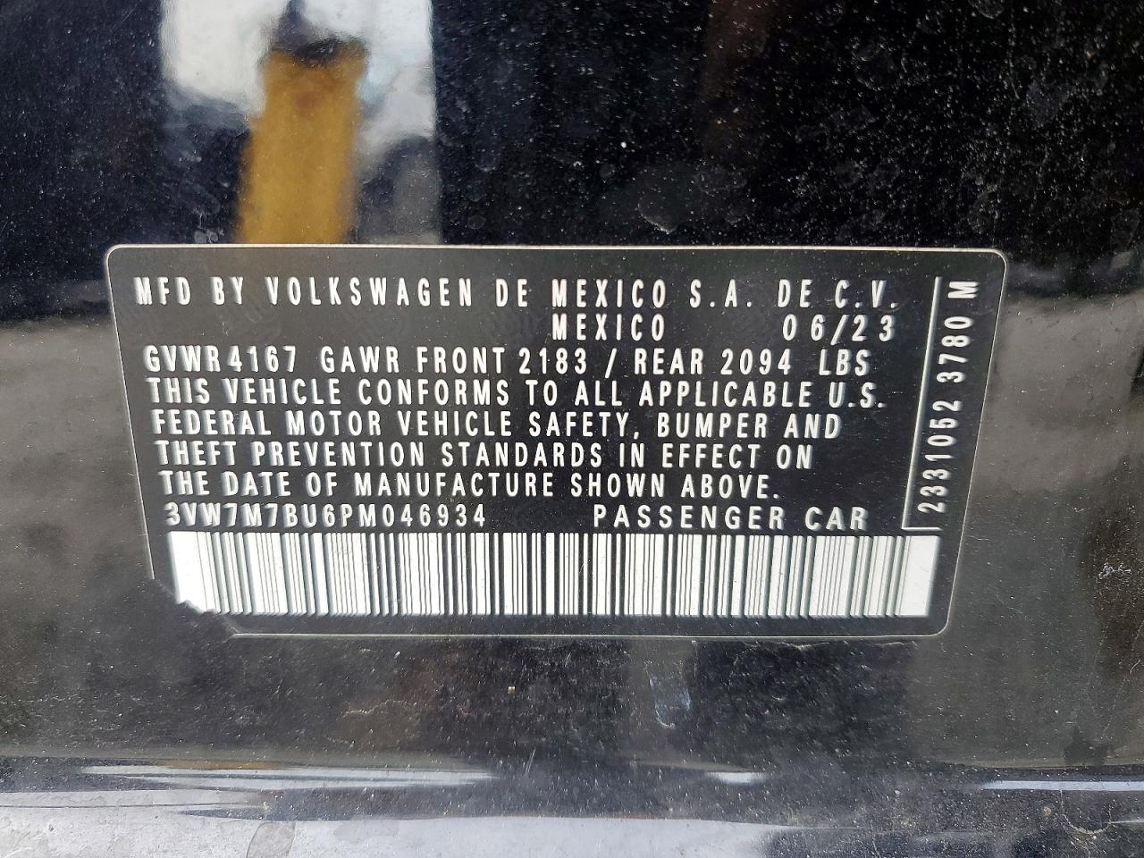 2023 VOLKSWAGEN JETTA SE photo 12