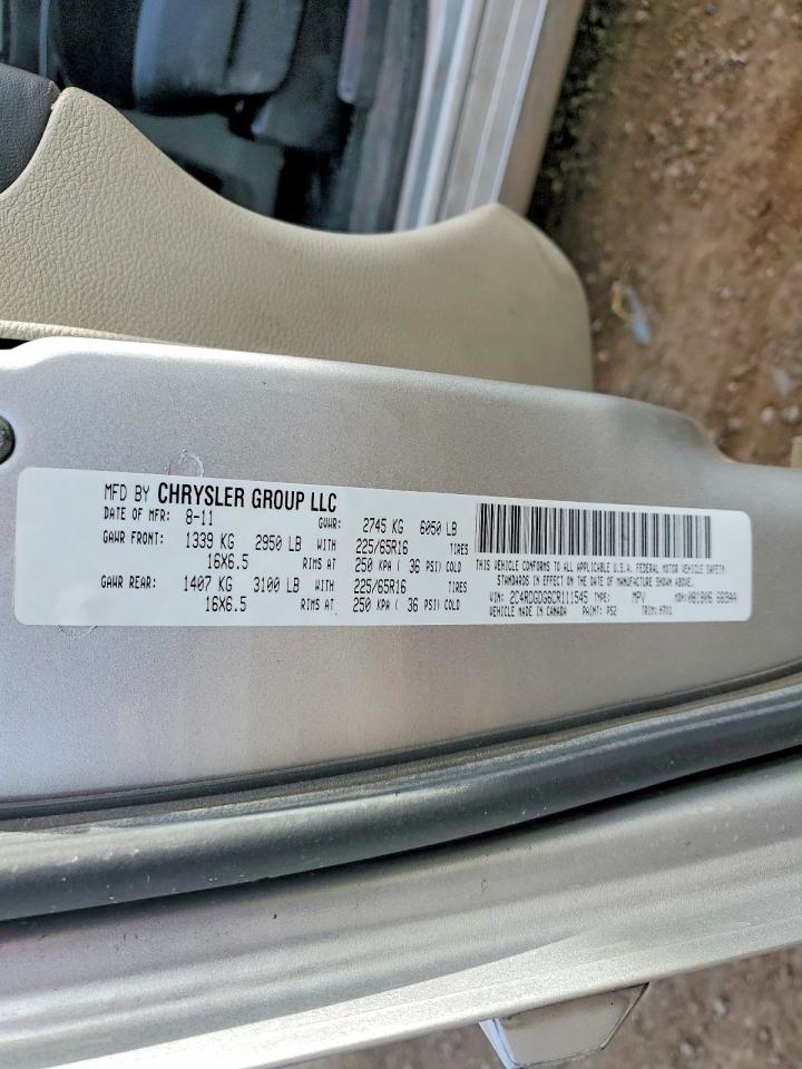 2012 DODGE GRAND CARAVAN CREW photo 13