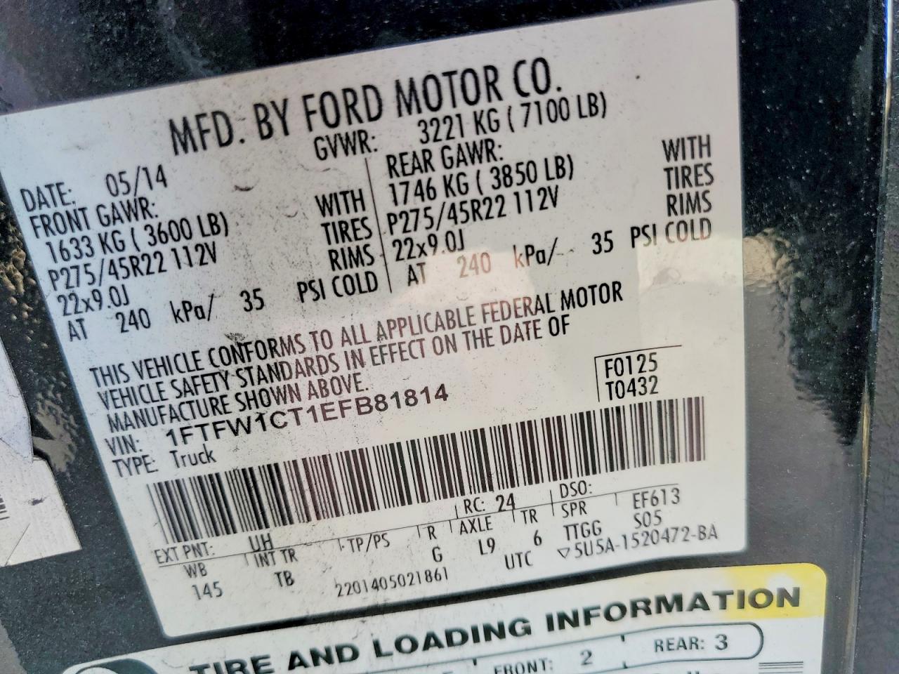 2014 FORD F150 SUPERCREW photo 23