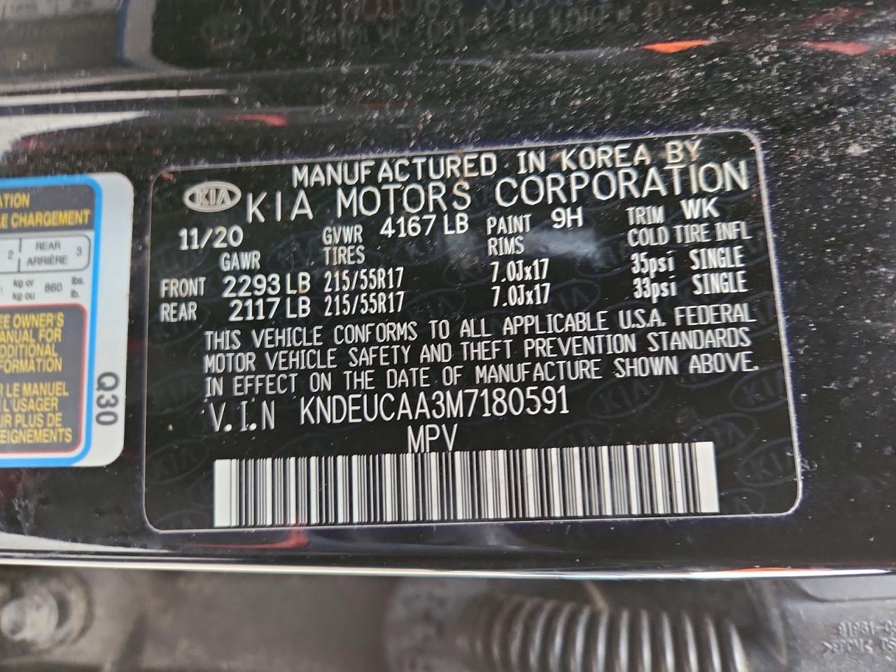 2021 KIA SELTOS S photo 13