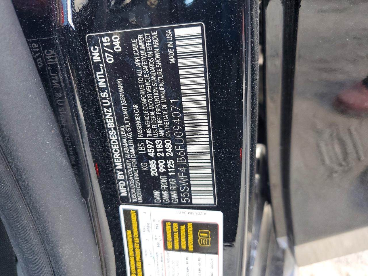 2015 MERCEDES-BENZ C 300 photo 13