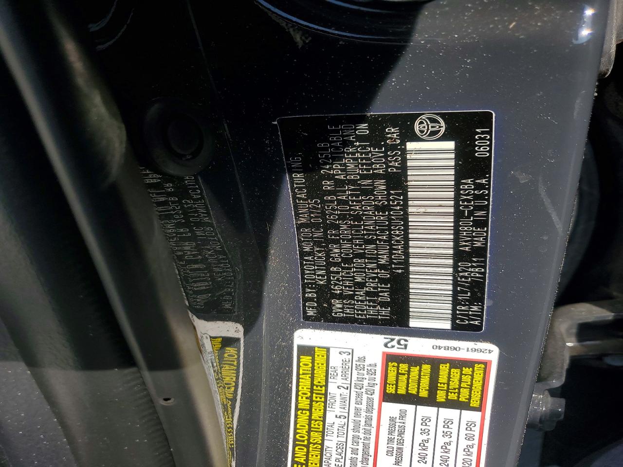 2025 TOYOTA CAMRY XSE photo 12