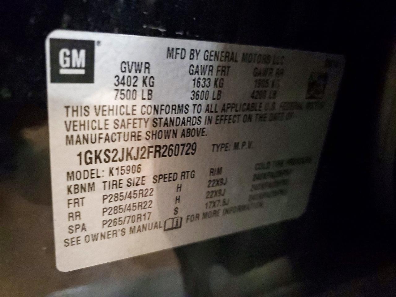 2015 GMC YUKON XL DENALI photo 13