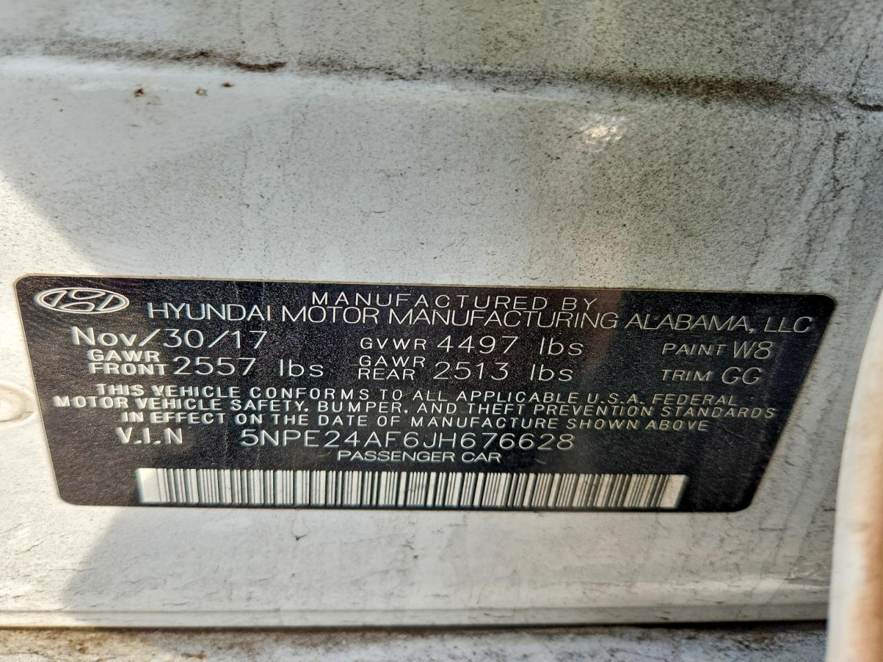 2018 HYUNDAI SONATA SE photo 13