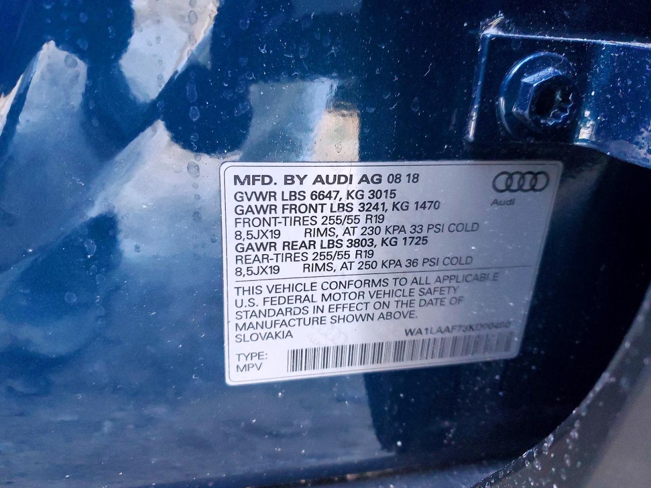 2019 AUDI Q7 PREMIUM PLUS photo 13