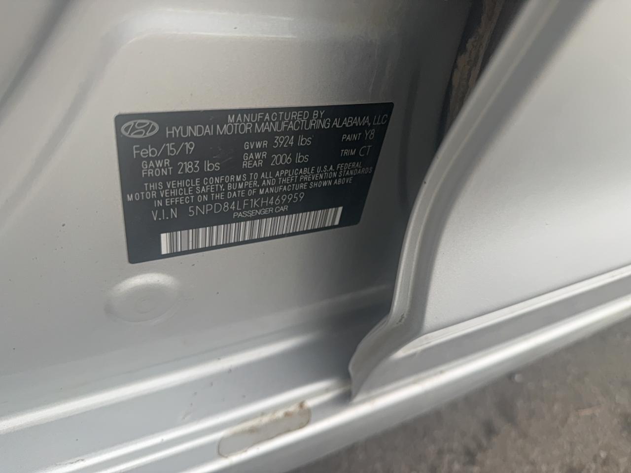 2019 HYUNDAI ELANTRA SEL photo 19