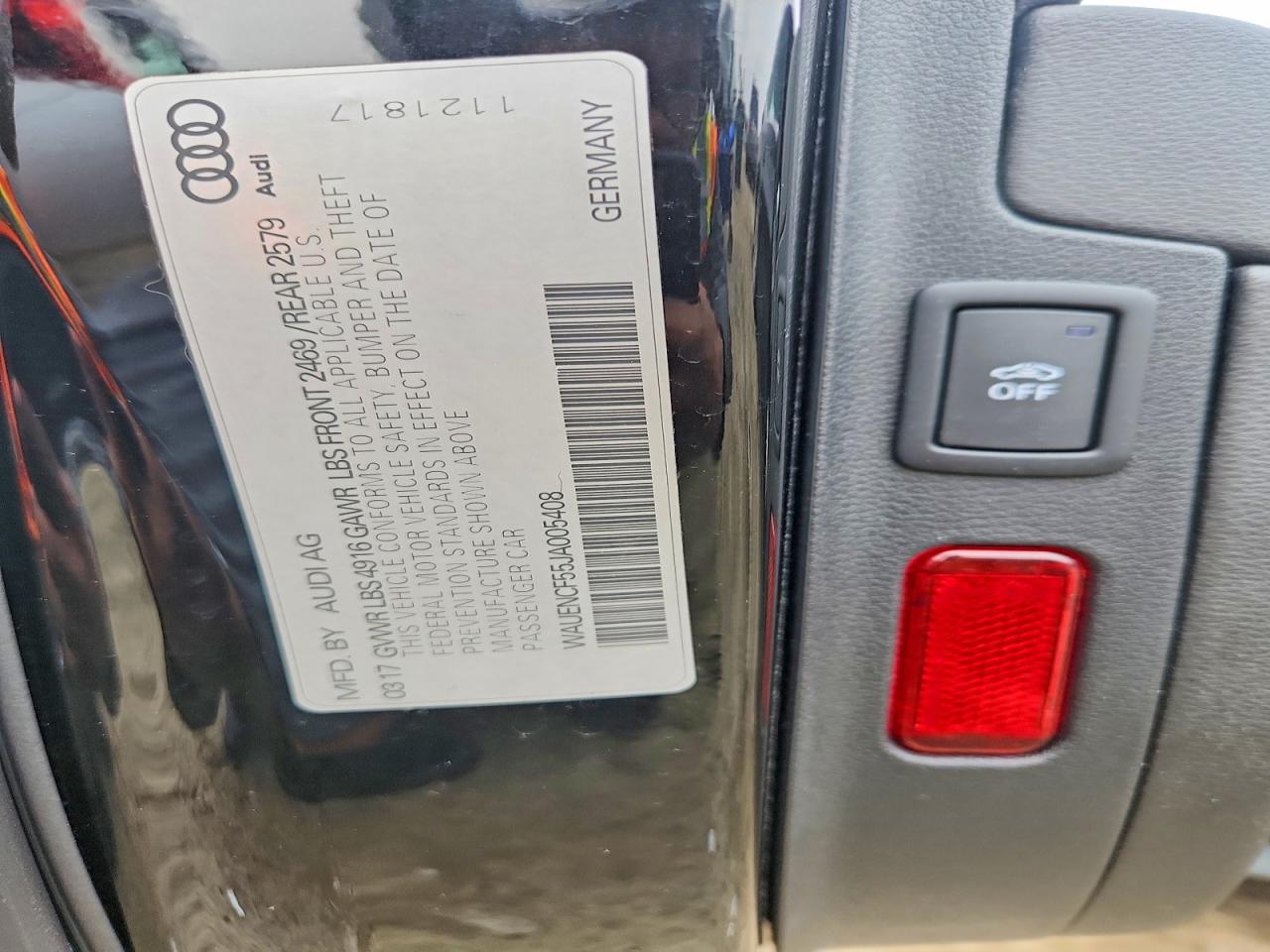 2018 AUDI A5 PREMIUM PLUS S-LINE photo 13