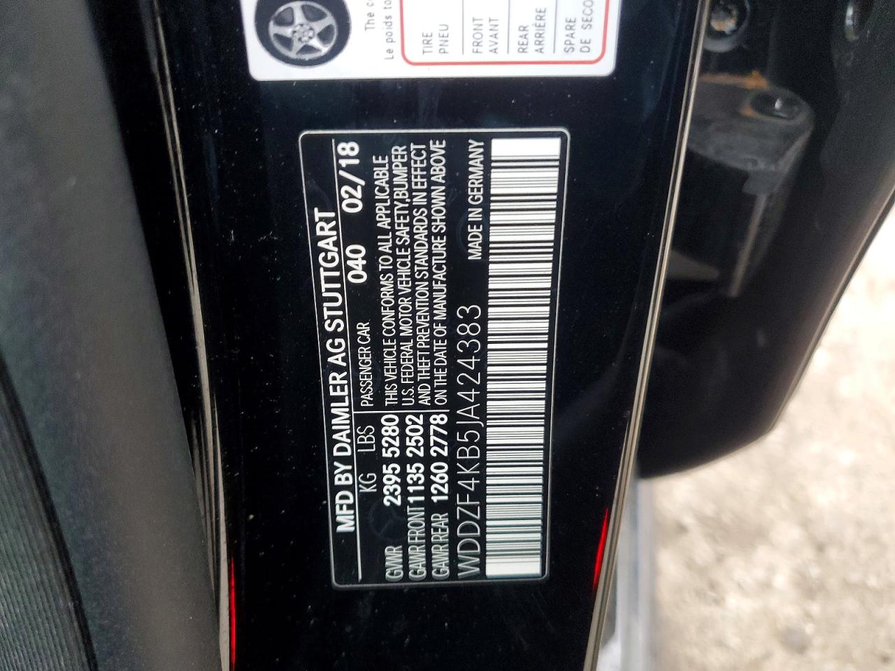 2018 MERCEDES-BENZ E 300 4MATIC photo 12