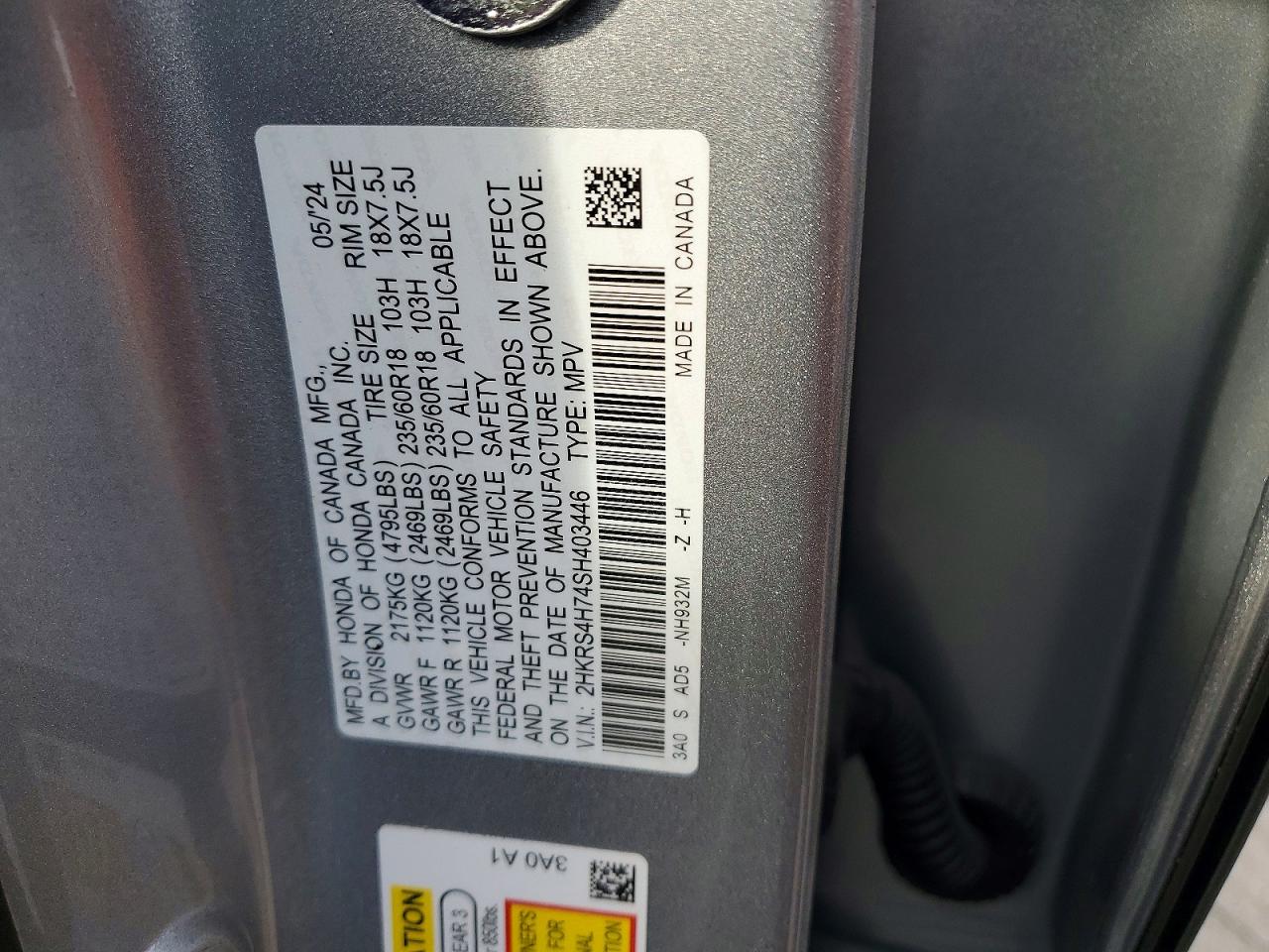 2025 HONDA CR-V EXL photo 13