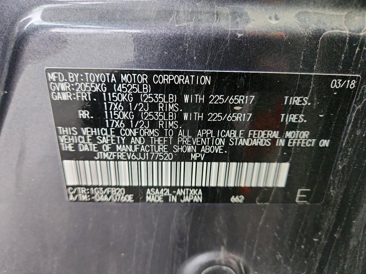 2018 TOYOTA RAV4 LE photo 13