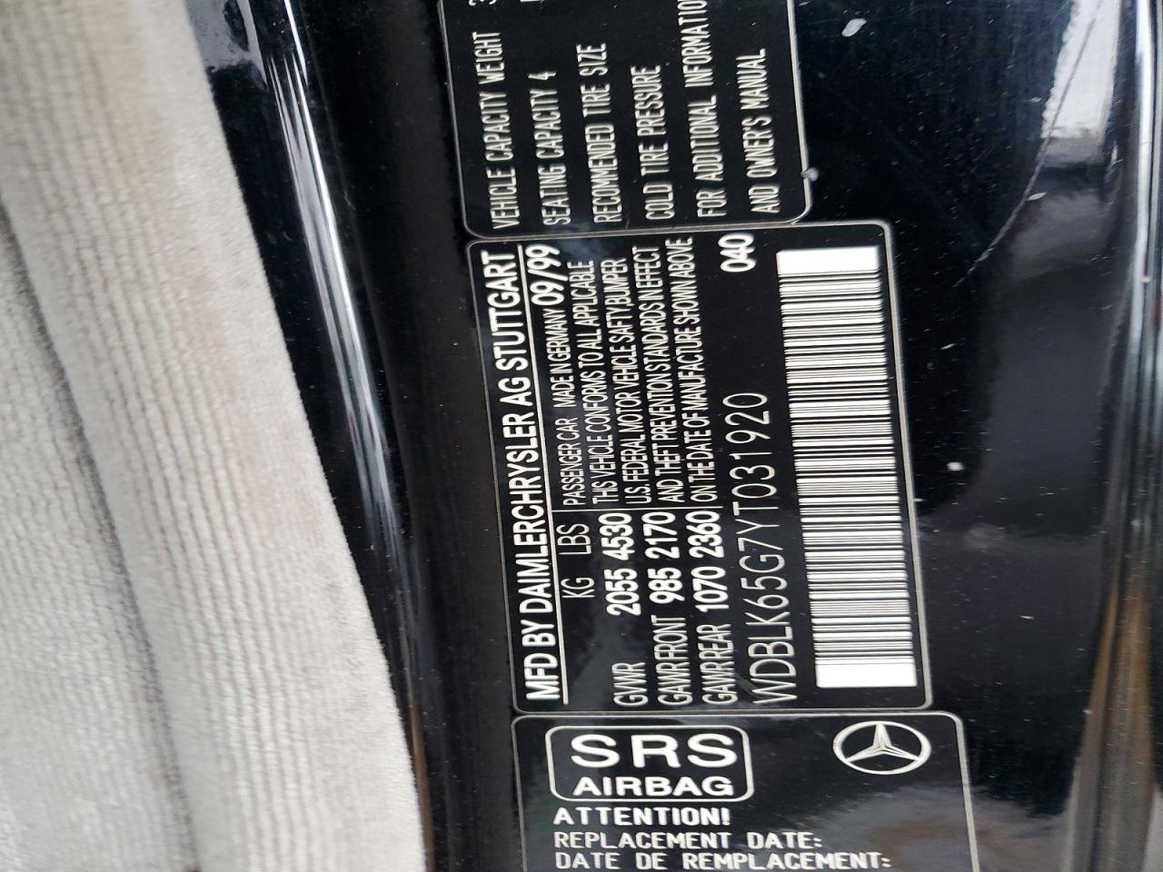 2000 MERCEDES-BENZ CLK 320 photo 23