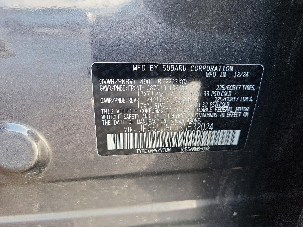 2025 SUBARU FORESTER PREMIUM photo 14