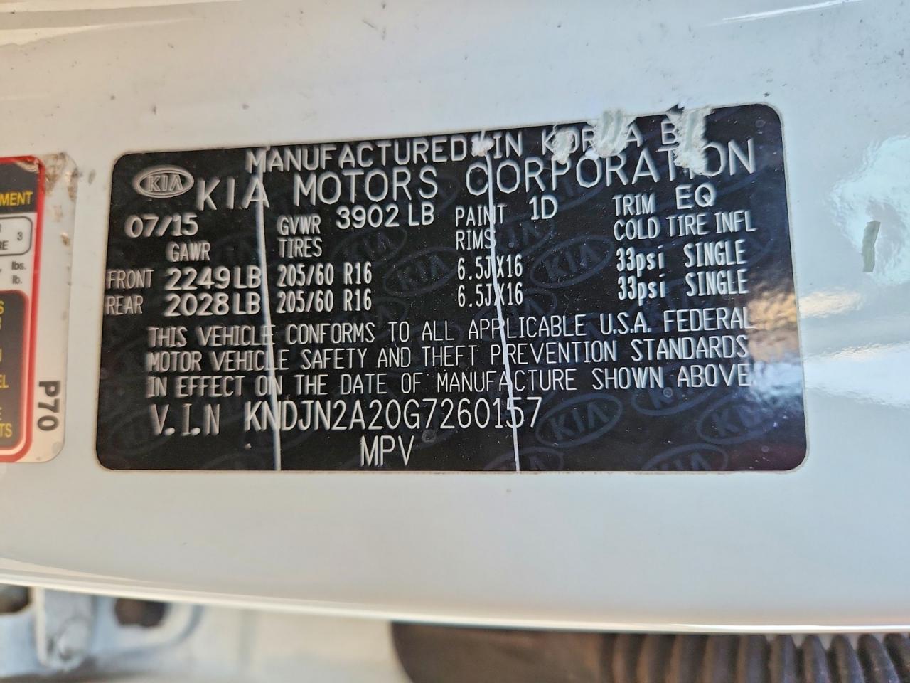 2016 KIA SOUL photo 13