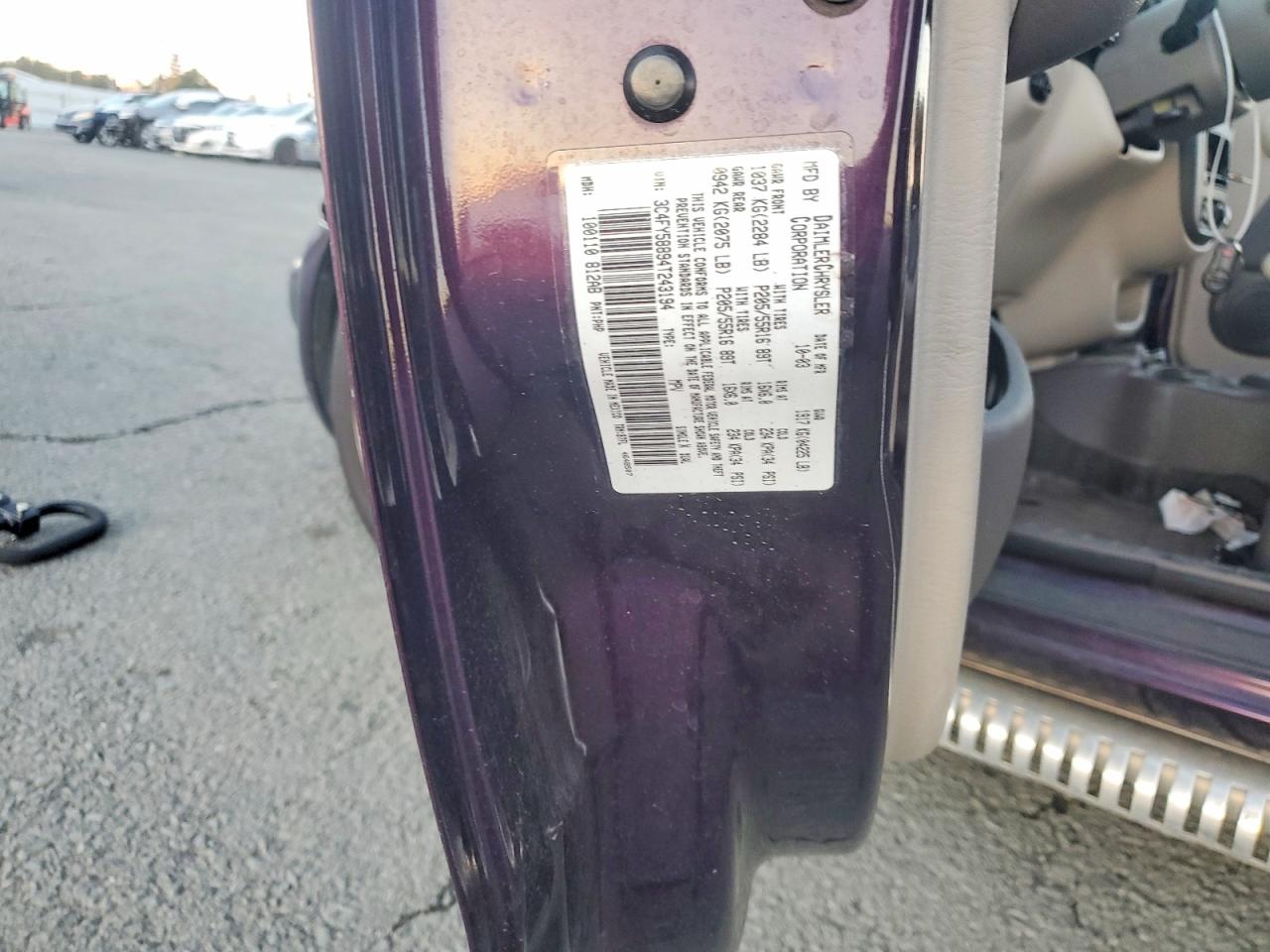 2004 CHRYSLER PT CRUISER TOURING photo 12