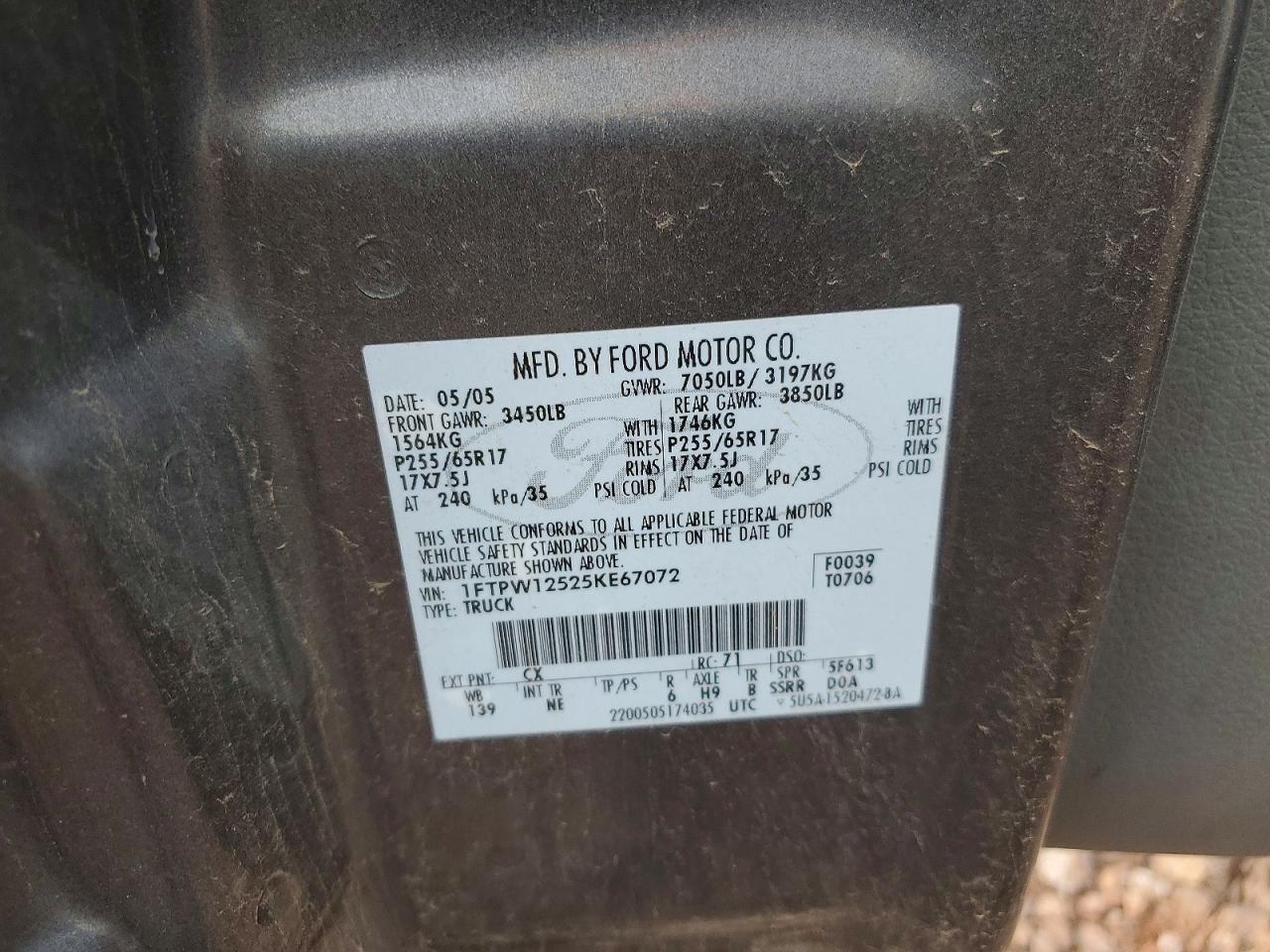 2005 FORD F150 SUPERCREW photo 12