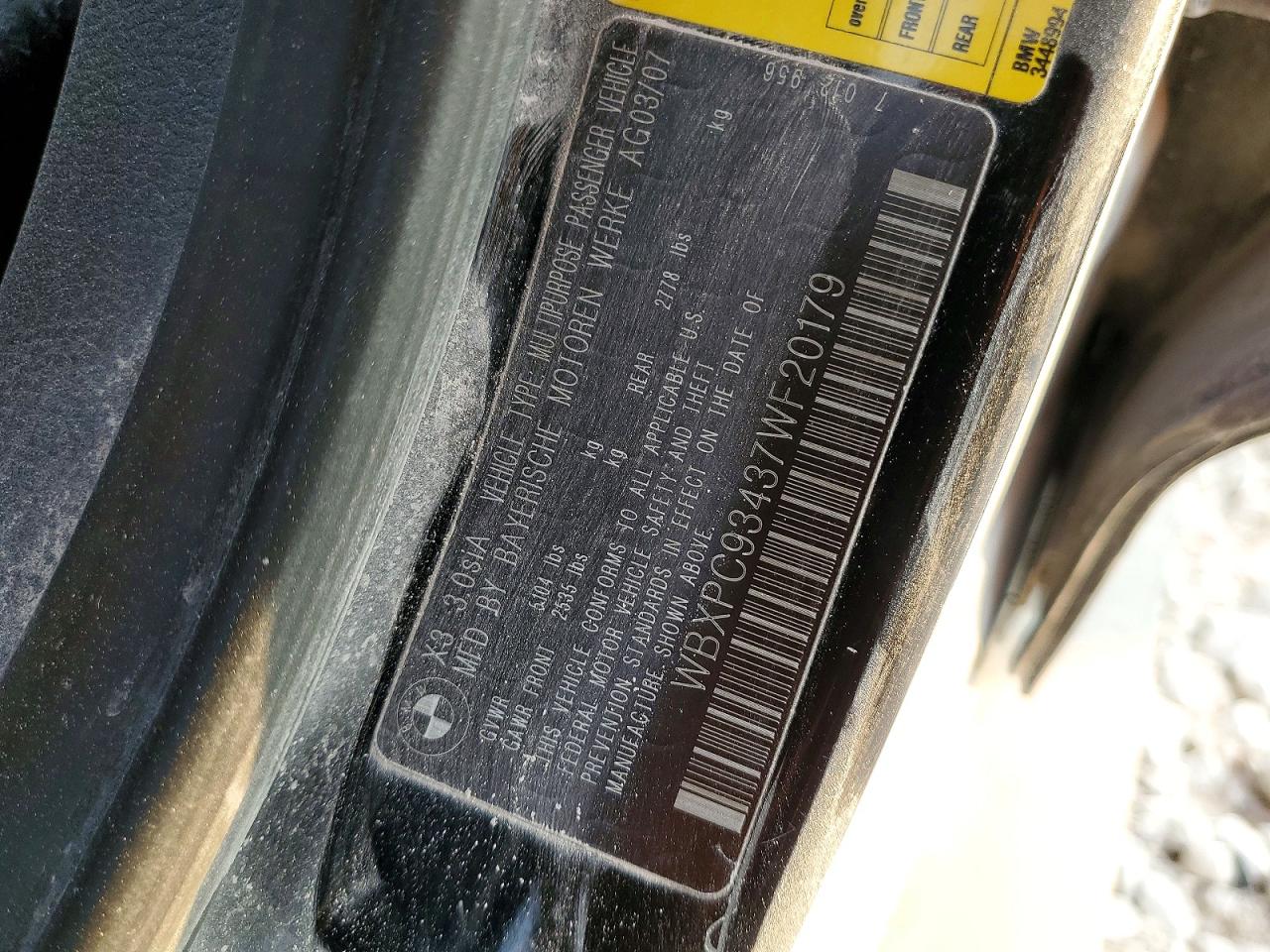 2007 BMW X3 3.0SI photo 13