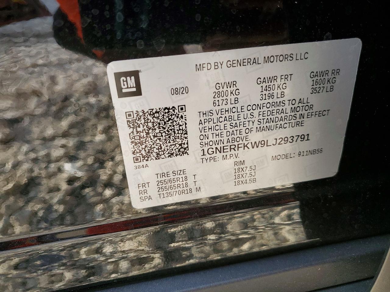 2020 CHEVROLET TRAVERSE LS photo 14