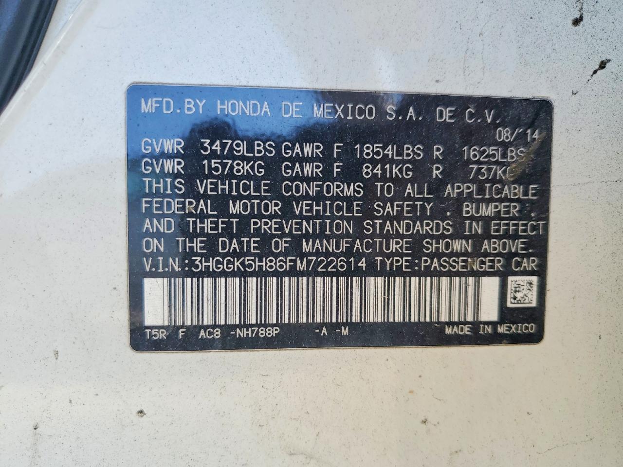 2015 HONDA FIT EX photo 25