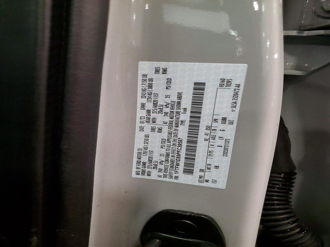 2023 FORD F150 SUPERCREW photo 13