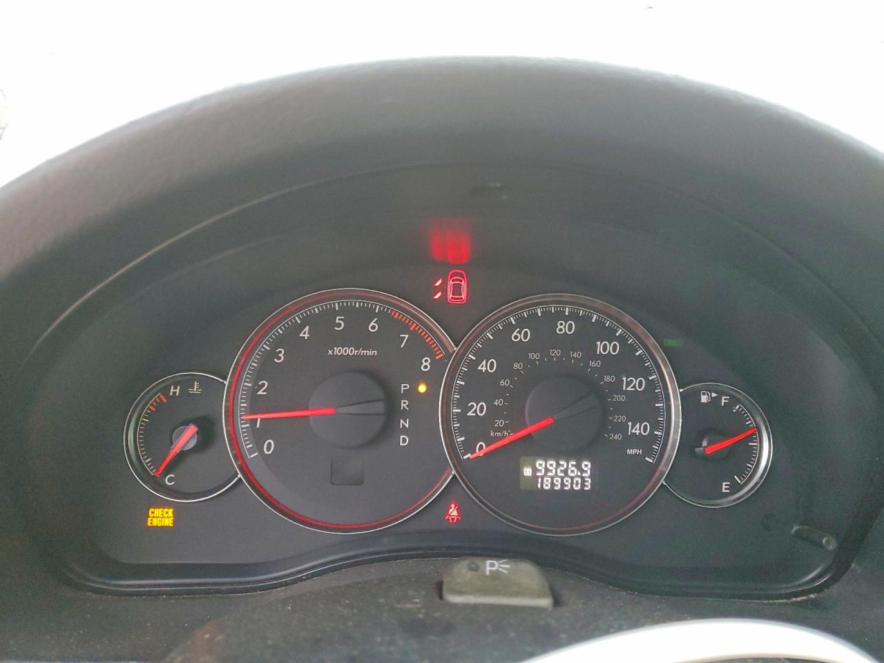 2008 SUBARU OUTBACK 2.5I photo 9