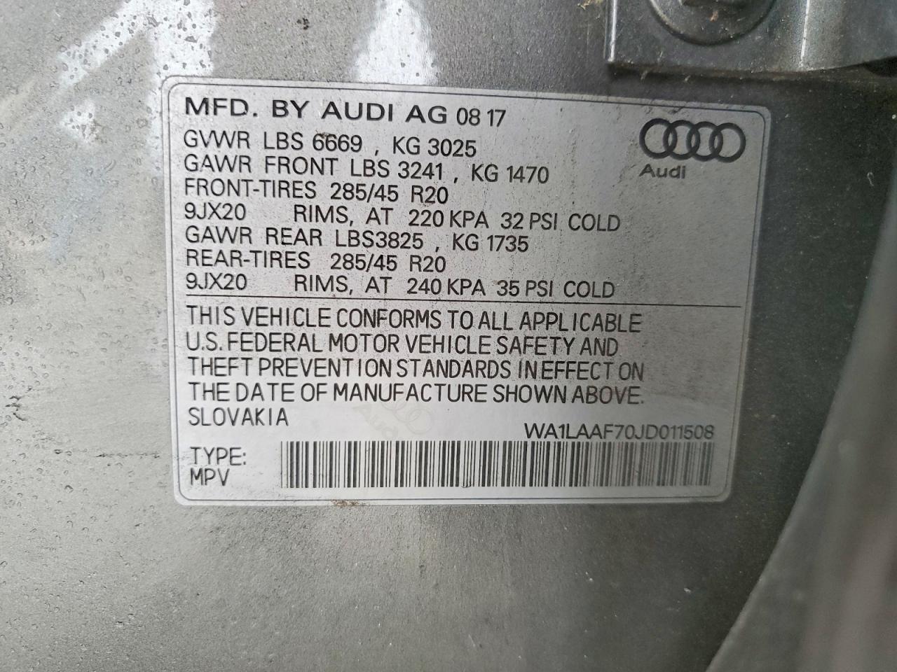 2018 AUDI Q7 PREMIUM PLUS photo 13