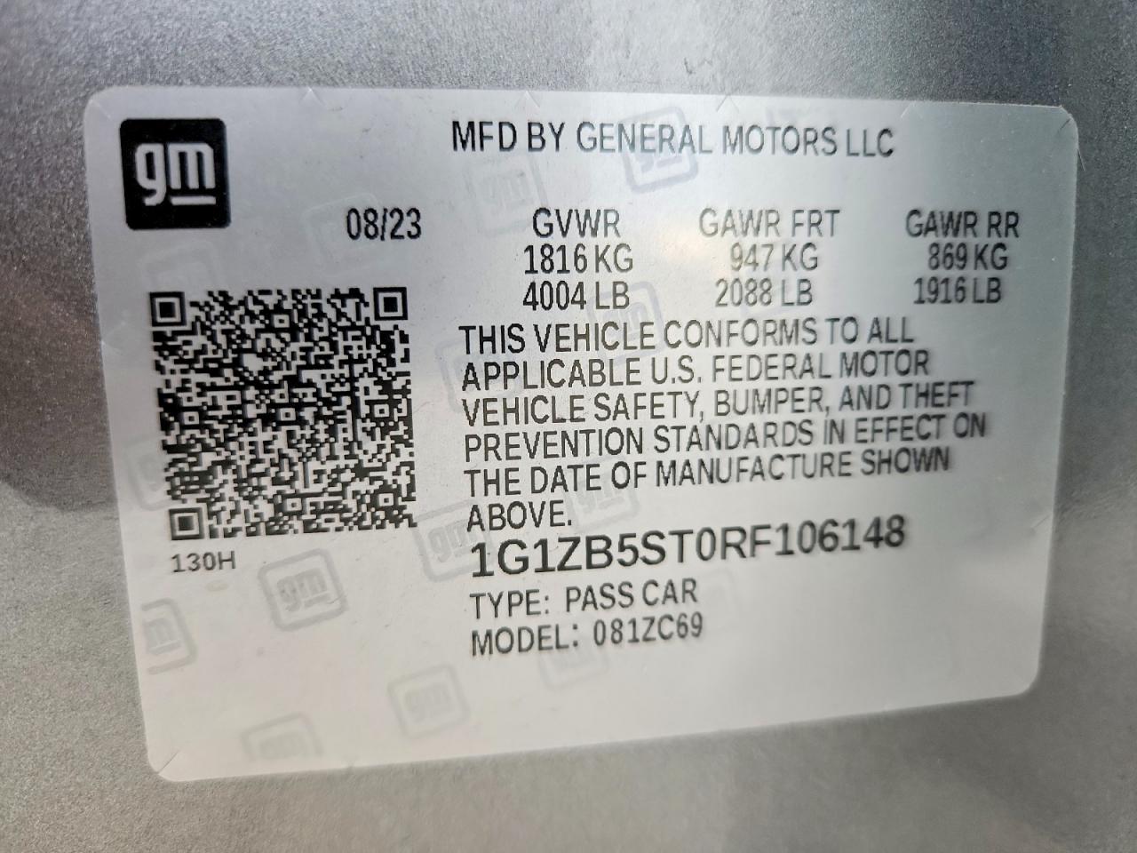 2024 CHEVROLET MALIBU LS photo 12