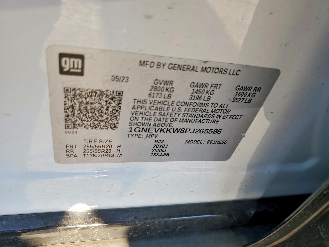 2023 CHEVROLET TRAVERSE PREMIER photo 13