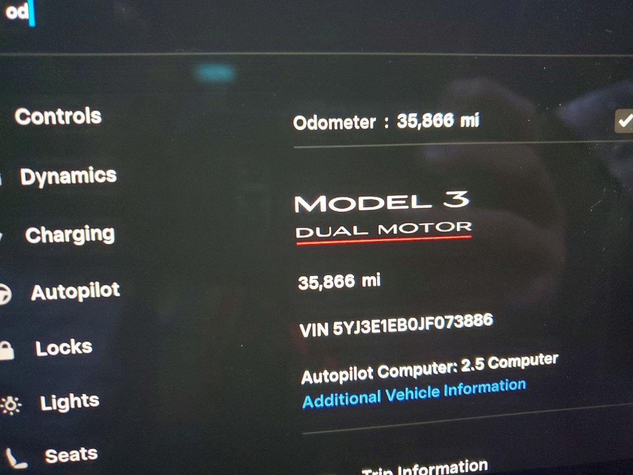 2018 TESLA MODEL 3 photo 9