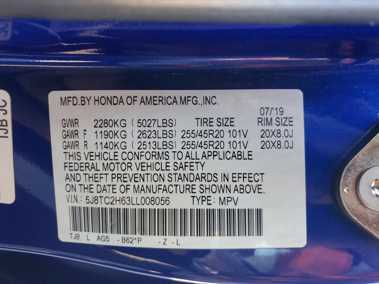 2020 ACURA RDX A-SPEC photo 13