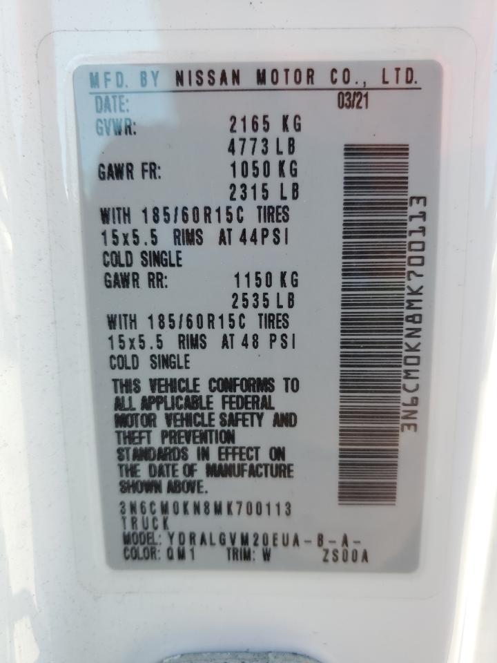 2021 NISSAN NV200 photo 13