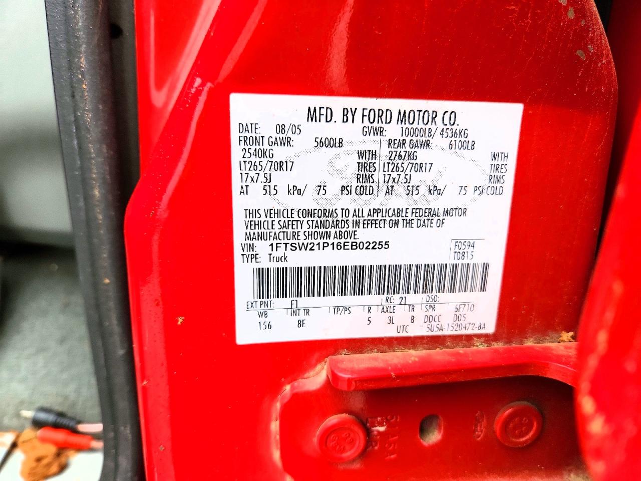 2006 FORD F250 SUPER DUTY photo 12