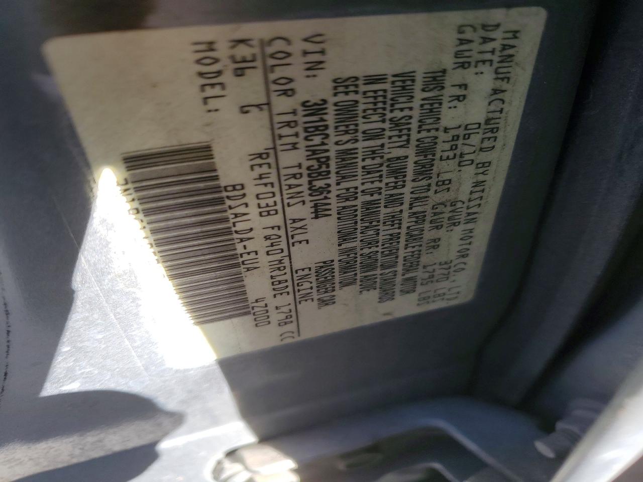 2011 NISSAN VERSA 1.8 S photo 12